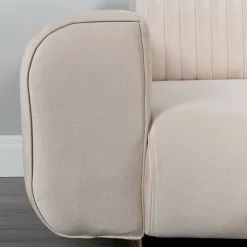 House Of Bling Furniture Boutique Doha Velvet Curved Gold Detail Sofa In Champagne 9 House Of Bling Furniture Boutique Doha Velvet Curved Gold Detail Sofa In Champagne