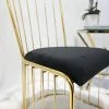 House Of Bling Furniture Boutique Dining Tables And Chairs Sets Black And Gold DOHA Wired Dining Chairs X4 Gold Wire