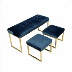 House Of Bling Furniture Boutique Dining Tables And Chairs Sets Doha Dining Bench And Stools Seat Set