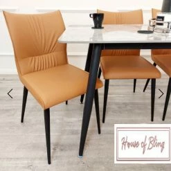 House Of Bling Furniture Polar Dining Table 1.4 Meters With Chairs 8 House Of Bling Furniture Polar Dining Table 1.4 Meters With Chairs