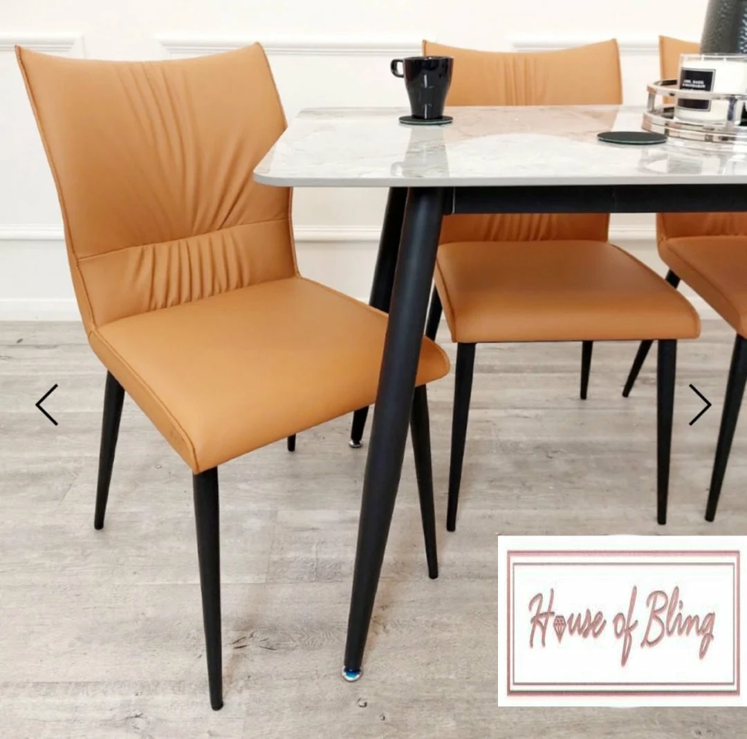 House Of Bling Furniture Polar Dining Table 1.4 Meters With Chairs 5 House Of Bling Furniture Polar Dining Table 1.4 Meters With Chairs