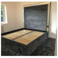 House Of Bling Furniture Boutique Linear Mirrored Bed Beds
