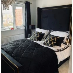 House Of Bling Furniture Boutique Valentino Wing Bed.. Beds