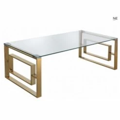 House Of Bling Furniture Boutique Lara Gold Apex Style Coffee Table Coffee Tables