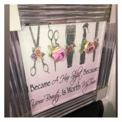 House Of Bling Furniture Boutique 3D Art Prints Hairdressing Artwork