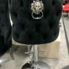 House Of Bling Furniture Boutique Valentino Lion Knock Bar Stool Black Velvet 2 House Of Bling Furniture Boutique Valentino Lion Knock Bar Stool Black Velvet