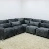 House Of Bling Furniture Corner Sofas Hunter Corner Sofa In Monaco Fabric