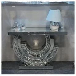 House Of Bling Furniture Boutique Console Tables Crescent Console Table