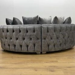 House Of Bling Furniture Boutique Curved Sussex Sofa With Footstool Sofa Sets