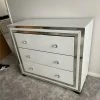 House Of Bling Furniture Boutique Atlanta White Chest Of 3 Drawers