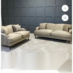 House Of Bling Furniture Boutique Billy Sofa Set In Choice Of Colours