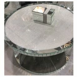 House Of Bling Furniture Boutique Glamour Sparkle Round Coffee Table Coffee Tables