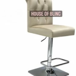 House Of Bling Furniture Boutique Elsa Bar Stools Cream Dining Tables And Chairs Sets