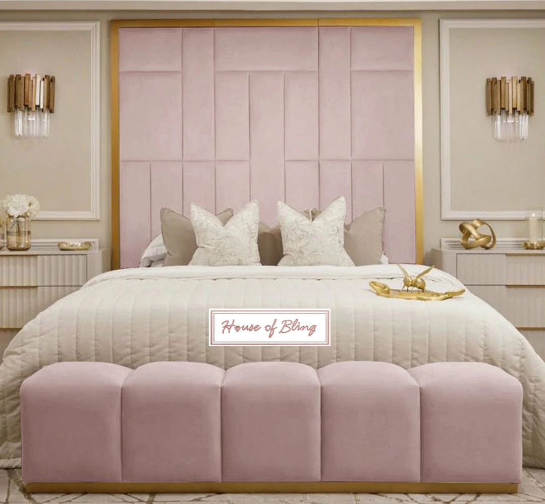 House Of Bling Furniture Beds Brick Lane Metal Trim Bed.. 5 House Of Bling Furniture Beds Brick Lane Metal Trim Bed..