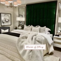 House Of Bling Furniture Boutique Brick Lane Wallboard Complete With Bedbase Luxury Beds