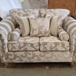 House Of Bling Furniture Boutique Royal Windsor Sofa In Floral Cream And Beige Sofas