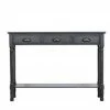 House Of Bling Furniture Boutique Delia Grey Wood Console Table