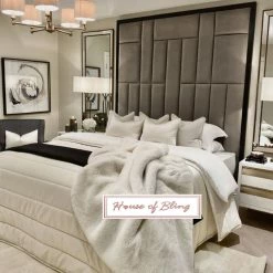 House Of Bling Furniture Boutique Brick Lane Wallboard Complete With Bedbase Luxury Beds