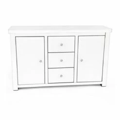 House Of Bling Furniture Boutique London 3 Drawer Cabinet Bianca Range