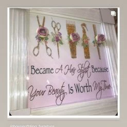 House Of Bling Furniture Boutique 3D Art Prints Hairdressing Artwork