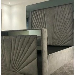 House Of Bling Furniture Boutique Grand Peacock Mirrored Bed 14 House Of Bling Furniture Boutique Grand Peacock Mirrored Bed