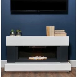 House Of Bling Furniture Boutique Verona Electric Contemporary Fireplace