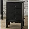 House Of Bling Furniture Boutique Antionette Bedroom Drawers Black