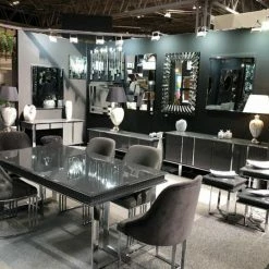 House Of Bling Furniture Boutique Brooklyn Dining Table With Chair Options