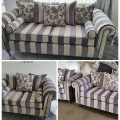 House Of Bling Furniture Boutique Royal Windsor Sofa In Grey
