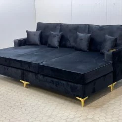 House Of Bling Furniture Boutique Chelsea Cinema Sofa In Gold