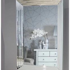House Of Bling Furniture Boutique Clara Rectangle Mirror Mirrors