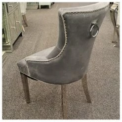 House Of Bling Furniture Boutique Dining Tables Oxford Dining Table Marble Top With Ring Back Knocker Chairs