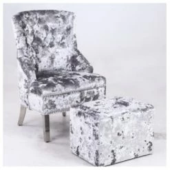 House Of Bling Furniture Boutique Lion Knock Luxury Wing Chair