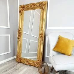House Of Bling Furniture Boutique Roco Gold Ornate Large Mirror Different Size Available Mirrors
