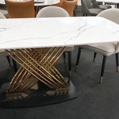 House Of Bling Furniture Moscow Marble Dining Table