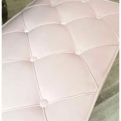 House Of Bling Furniture Boutique Cambridge Dining Bench In Pink Velvet Benches