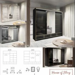 House Of Bling Furniture Sydney Wardrobe