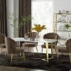 House Of Bling Furniture Zara Marble Dining Table Only Dining Tables And Chairs Sets