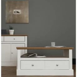 House Of Bling Furniture Boutique Plymouth Coffee Table In White