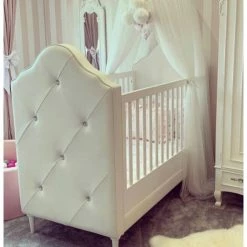House Of Bling Furniture Boutique Delphine Cotbed Nursery Furniture