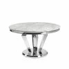 House Of Bling Furniture Boutique Dining Tables Ariana Marble Table With Chair Option