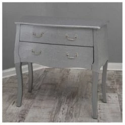 House Of Bling Furniture Boutique Silver Sparkle Chest Of Drawers