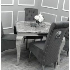 House Of Bling Furniture Boutique Dining Tables And Chairs Sets Devon Table With 4 Chairs