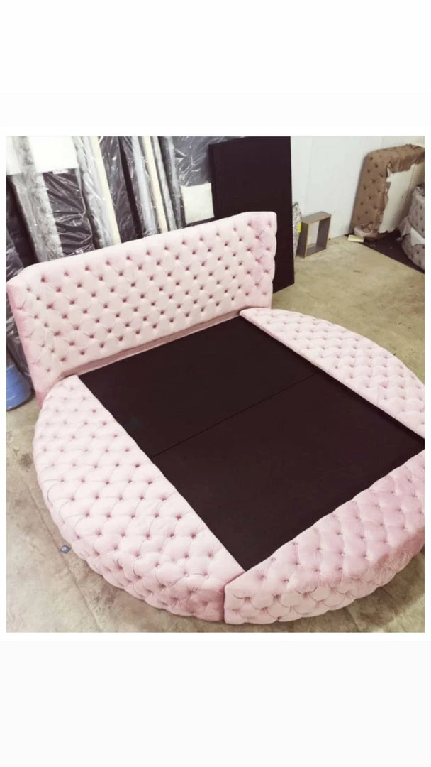 House Of Bling Furniture Boutique Lacey Round Bed ( Fits Standard Uk Mattress Sizes) Beds 7 House Of Bling Furniture Boutique Lacey Round Bed ( Fits Standard Uk Mattress Sizes) Beds