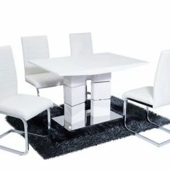 House Of Bling Furniture Dining Tables And Chairs Sets Vivid Dining Table And Chairs White