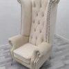 House Of Bling Furniture Boutique Extra Large Wing Back Queen Ann Arm Chair Sofas