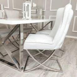 House Of Bling Furniture Boutique Marbella Chair Platinum Dining Chairs 9 House Of Bling Furniture Boutique Marbella Chair Platinum Dining Chairs