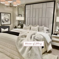 House Of Bling Furniture Boutique Brick Lane Wallboard Complete With Bedbase Luxury Beds