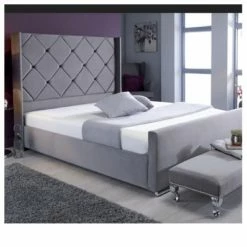 House Of Bling Furniture Boutique Beds Diamond Wing Bed In Emperor Size