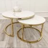 House Of Bling Furniture Boutique Side Tables Lara Marble Coffee Tables